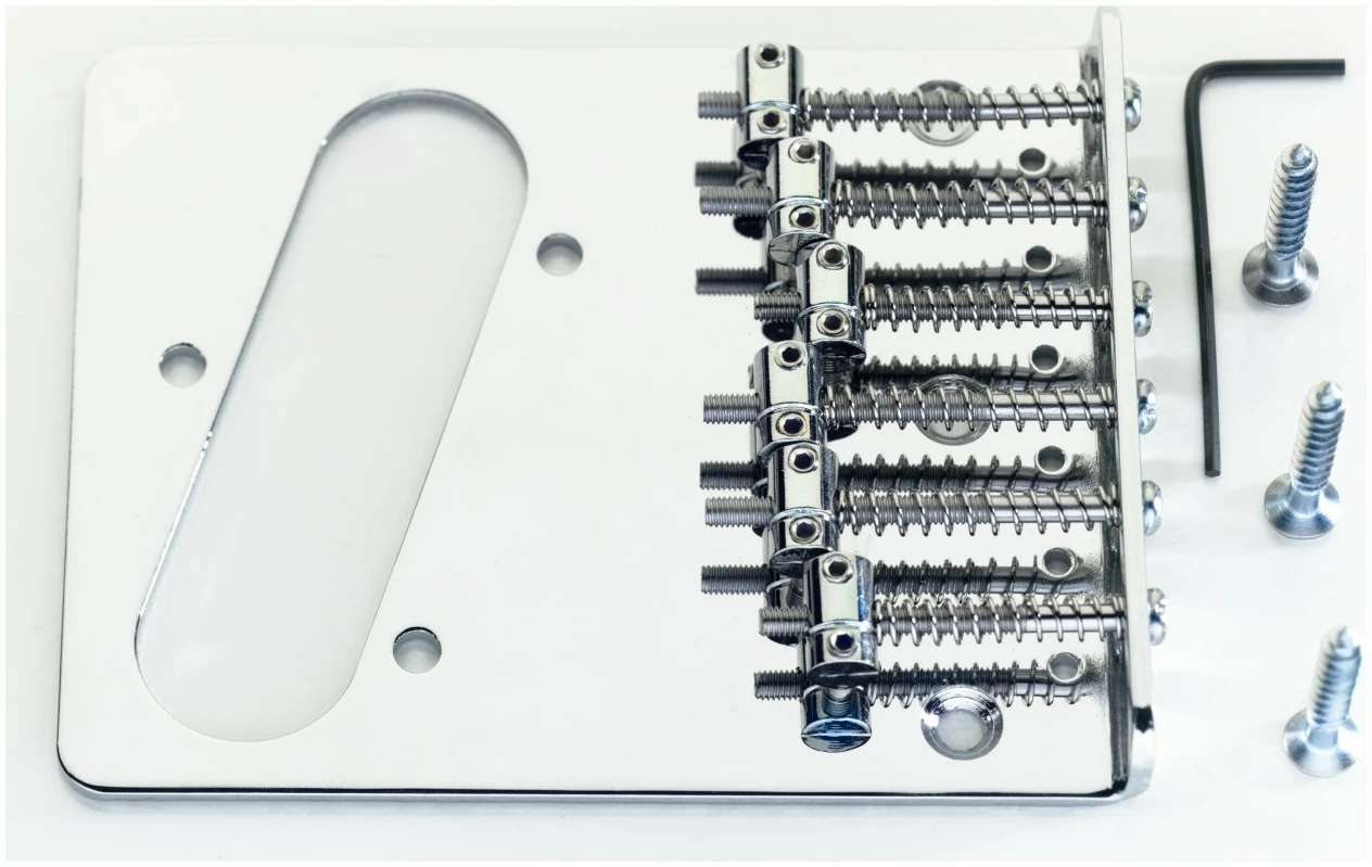 גשר שלם לגיטרה חשמלית מסוג TL בגימור כרום Stagg SP-BRTV-CH 1 גשר שלם לגיטרה חשמלית מסוג TL בגימור כרום Stagg SP-BRTV-CH
