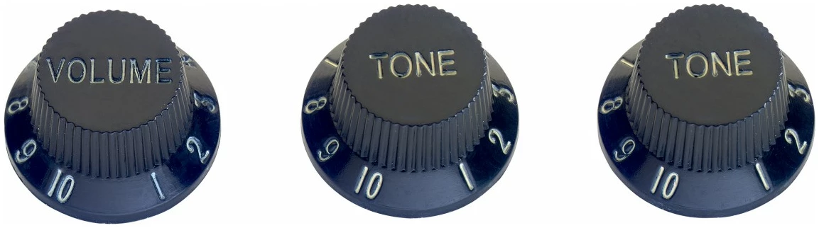 כפתורי כיוון לגיטרה Stagg SP-KNST-BLK — סגנון ST, שחור 1 כפתורי כיוון לגיטרה Stagg SP-KNST-BLK — סגנון ST, שחור