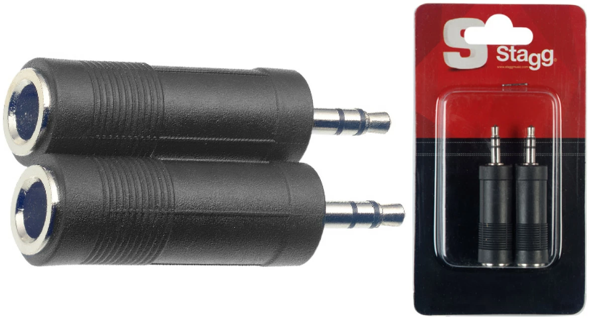 זוג מתאמי שמע סטריאו Stagg AC-PFSJMSH 2 זוג מתאמי שמע סטריאו Stagg AC-PFSJMSH