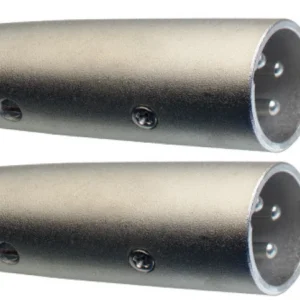 זוג מתאמים XLR זכר לג׳ק 6.35 מ״מ זכר Stagg AC-XMPMH