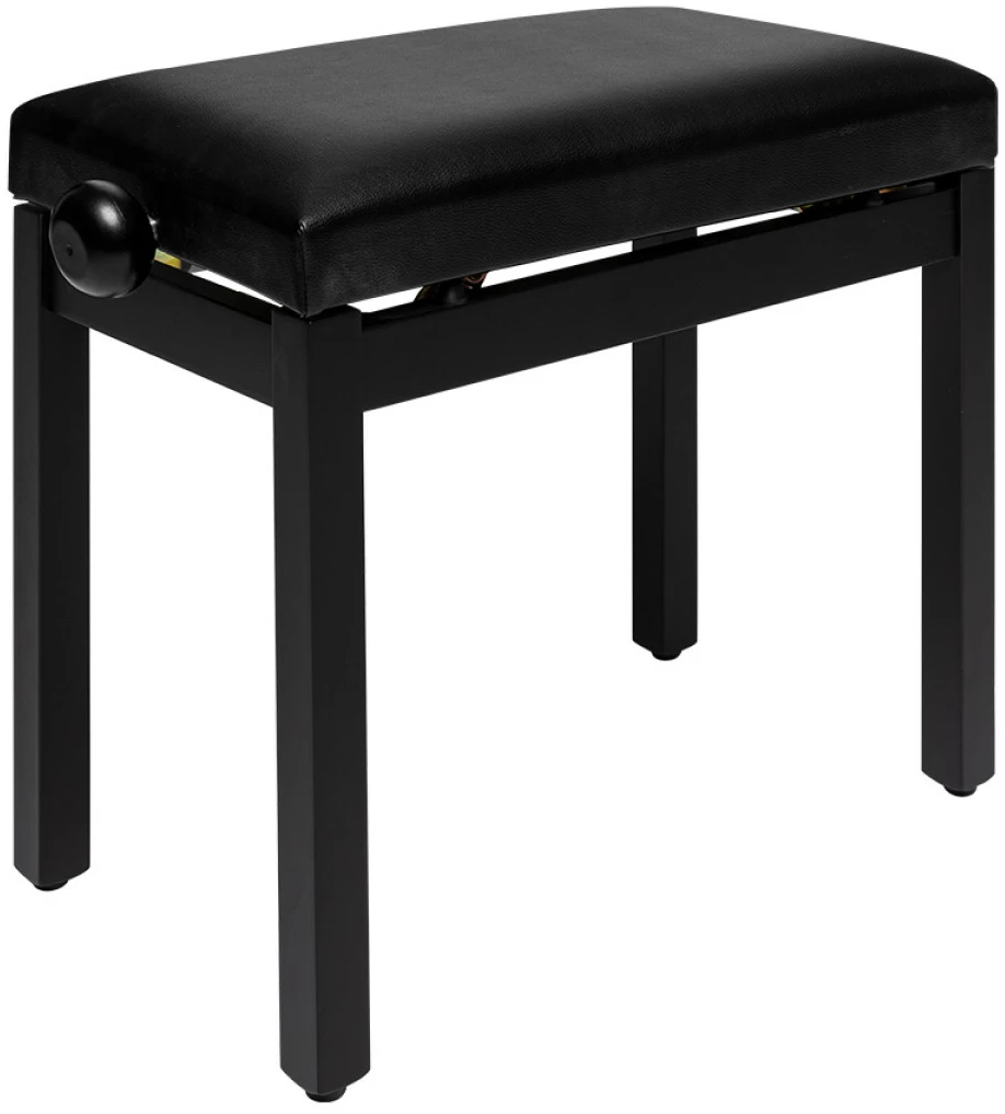 כיסא פסנתר Stagg PB36 — שחור מט, מושב דמוי עור 1 STAG PB36 BKM SBK 25079 1 35176.webp