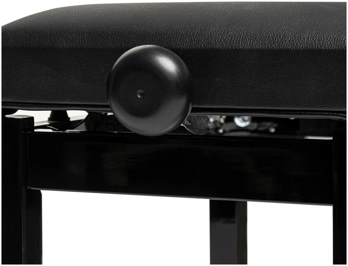 כיסא פסנתר Stagg PB36 — שחור מבריק, מושב דמוי עור 3 כיסא פסנתר Stagg PB36 — שחור מבריק, מושב דמוי עור — תמונה 3