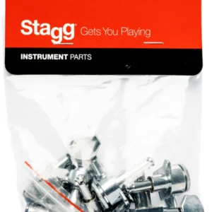 סט מפתחות כיוון 6×1 עם נעילה בגימור כרום Stagg SP-MHEL-DX6X1CH
