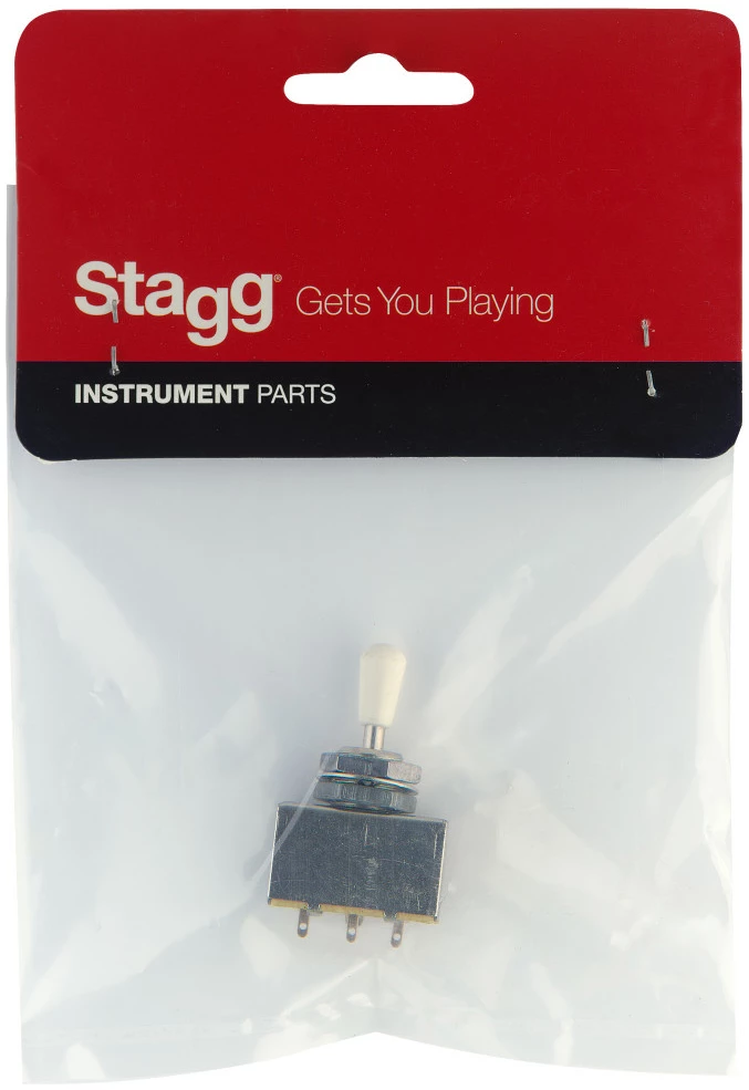 בורר מצבים 3 מצבים לגיטרה חשמלית Stagg SP-SWLP-3WB 2 בורר מצבים 3 מצבים לגיטרה חשמלית Stagg SP-SWLP-3WB