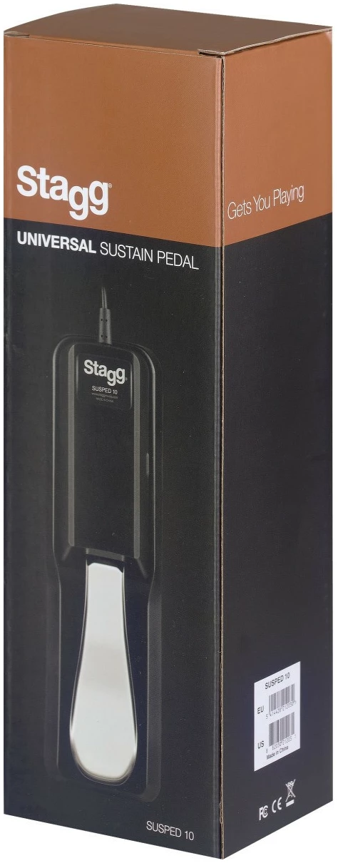 פדל סאסטיין לקלידים Stagg SUSPED 10 4 פדל סאסטיין לקלידים Stagg SUSPED 10