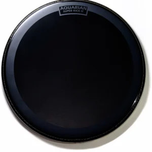 עור לתוף בס 16 אינץ׳ Aquarian Reflector Superkick — שחור