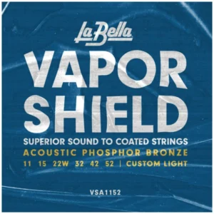 מיתרים לגיטרה אקוסטית 012-052 La Bella Vapor Shield VSA1252