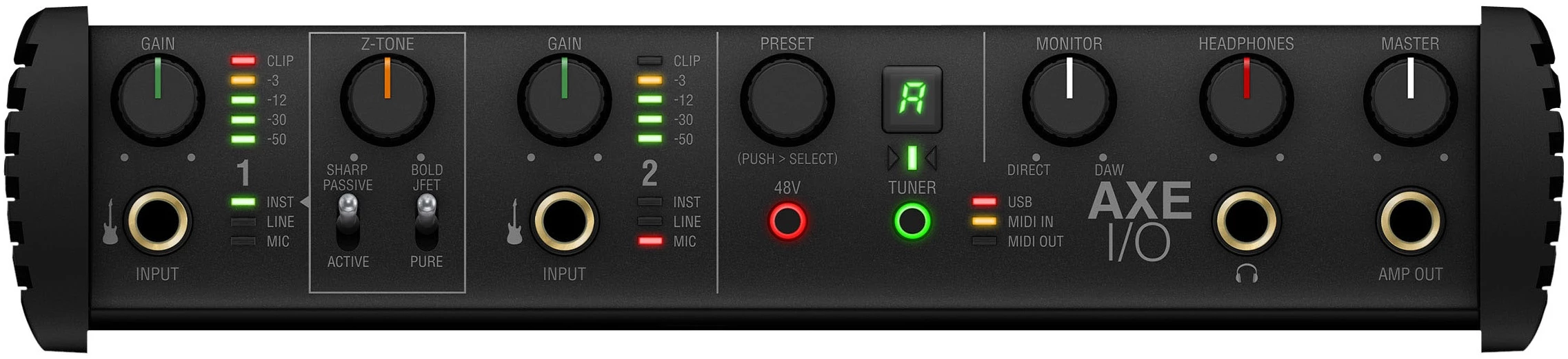 ממשק אודיו IK Multimedia AXE I/O 1 ממשק אודיו IK Multimedia AXE I/O