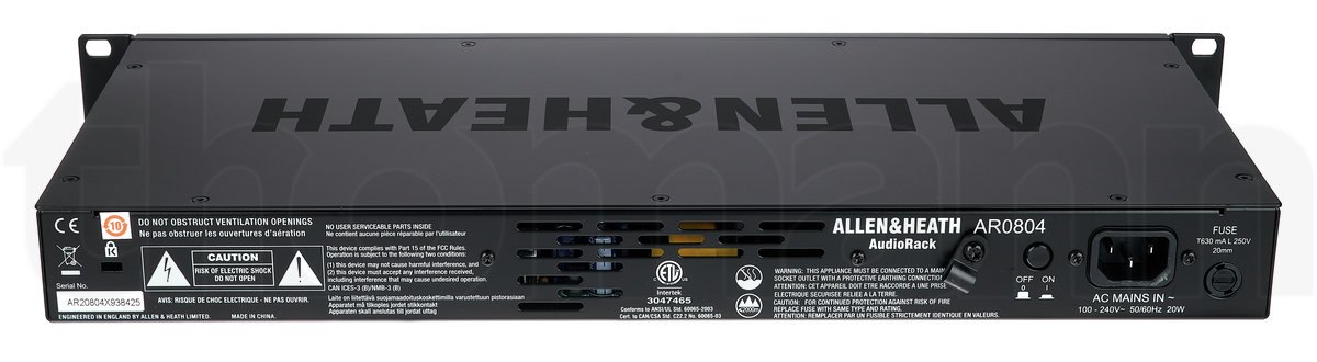 קופסת במה Allen & Heath AR84 – 8 כניסות, 4 יציאות ו-dSNAKE 4 קופסת במה Allen & Heath AR84 – 8 כניסות, 4 יציאות ו-dSNAKE – תמונה 4