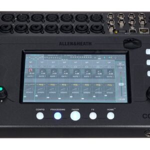 מיקסר דיגיטלי Allen & Heath CQ18T – 18 ערוצים, מסך 7 אינץ׳ ו-96kHz