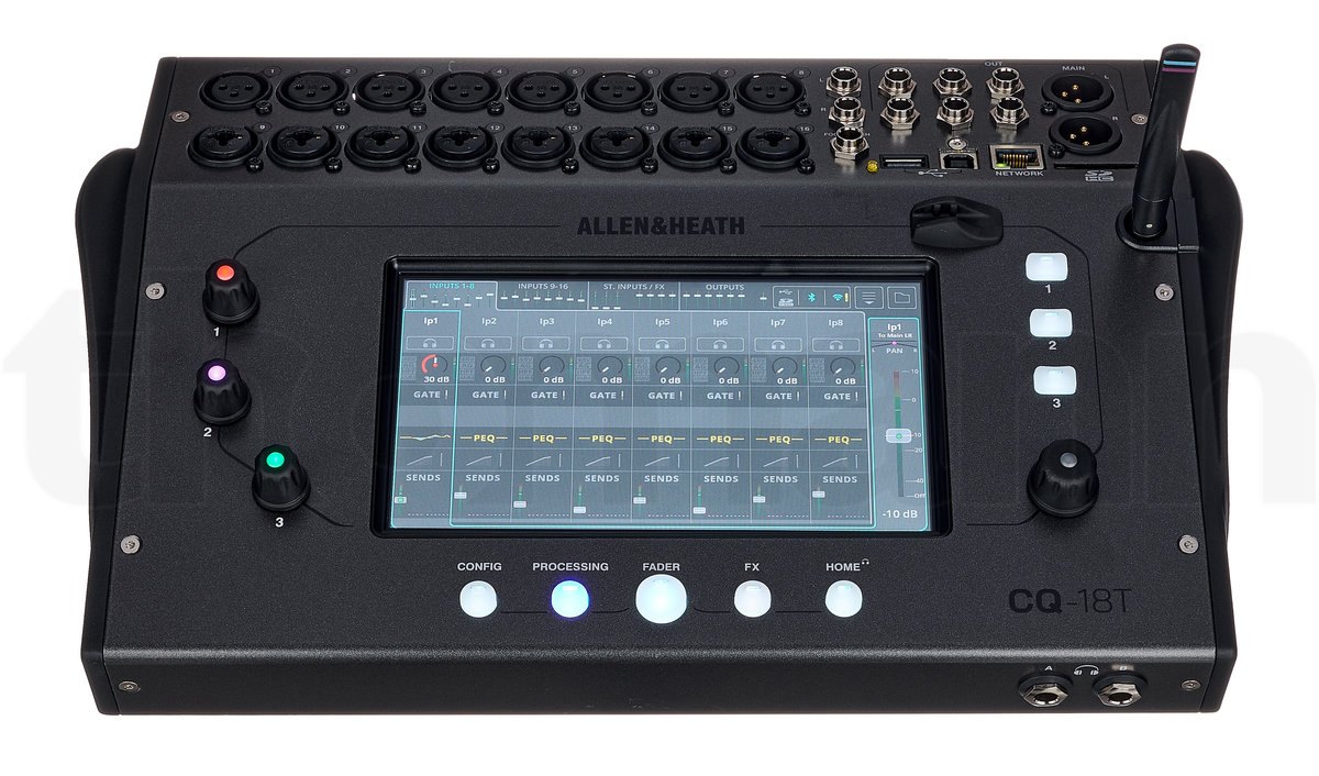 מיקסר דיגיטלי Allen & Heath CQ18T – 18 ערוצים, מסך 7 אינץ׳ ו-96kHz 2 מיקסר דיגיטלי Allen & Heath CQ18T – 18 ערוצים, מסך 7 אינץ׳ ו-96kHz – תמונה 2