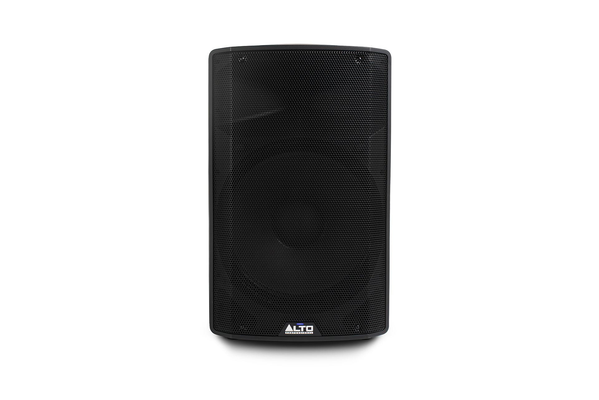רמקול מוגבר Alto Professional TX415 – 15 אינץ׳, 700W ו‑121dB 1 חזית רמקול מוגבר Alto Professional TX415 עם וופר 15 אינץ׳ מאחורי גריל מלא