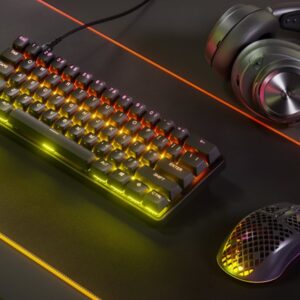 מקלדת גיימינג מכנית קומפקטית ומהירה Apex Pro Mini US SteelSeries