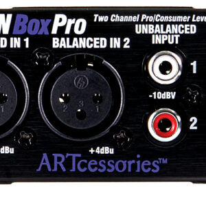 ממיר רמה דו-כיווני ART CleanBox Pro – XLR / RCA