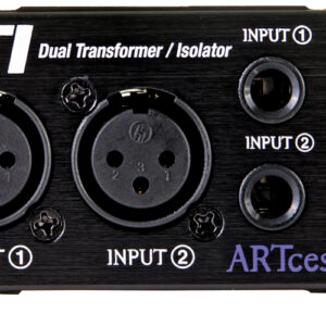 מבודד שנאי דו-ערוצי ART DTI – XLR / TRS / RCA