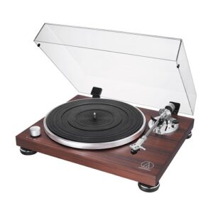 פטיפון Audio-Technica AT-LPW50BT-RW ידני עם Bluetooth בגימור Rosewood