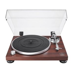 פטיפון Audio-Technica AT-LPW50BT-RW ידני עם Bluetooth בגימור Rosewood