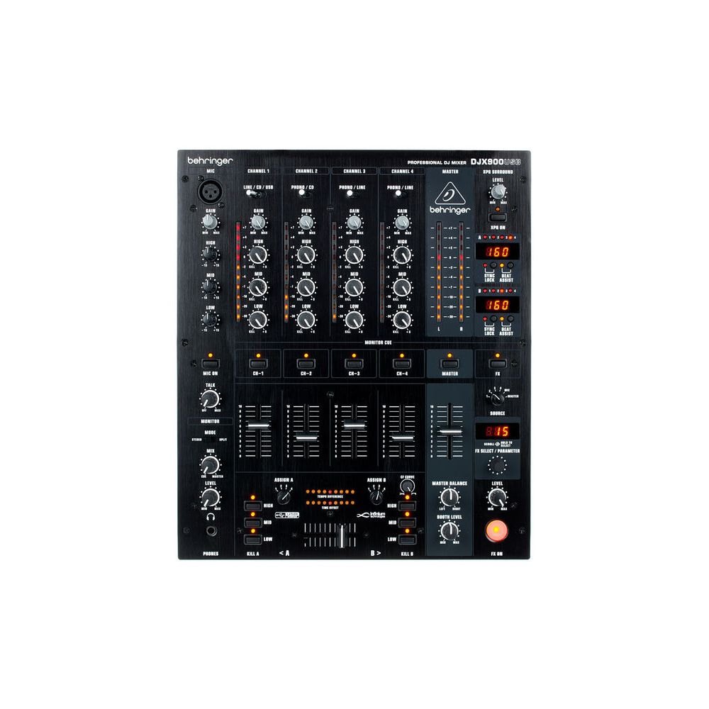 מיקסר DJ Behringer DJX900USB – 4 ערוצים, כרטיס קול USB, אפקטים 5 מיקסר DJ Behringer DJX900USB – 4 ערוצים, כרטיס קול USB, אפקטים – תמונה 5