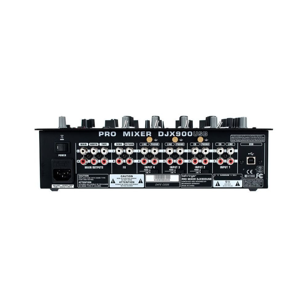 מיקסר DJ Behringer DJX900USB – 4 ערוצים, כרטיס קול USB, אפקטים 6 מיקסר DJ Behringer DJX900USB – 4 ערוצים, כרטיס קול USB, אפקטים – תמונה 6
