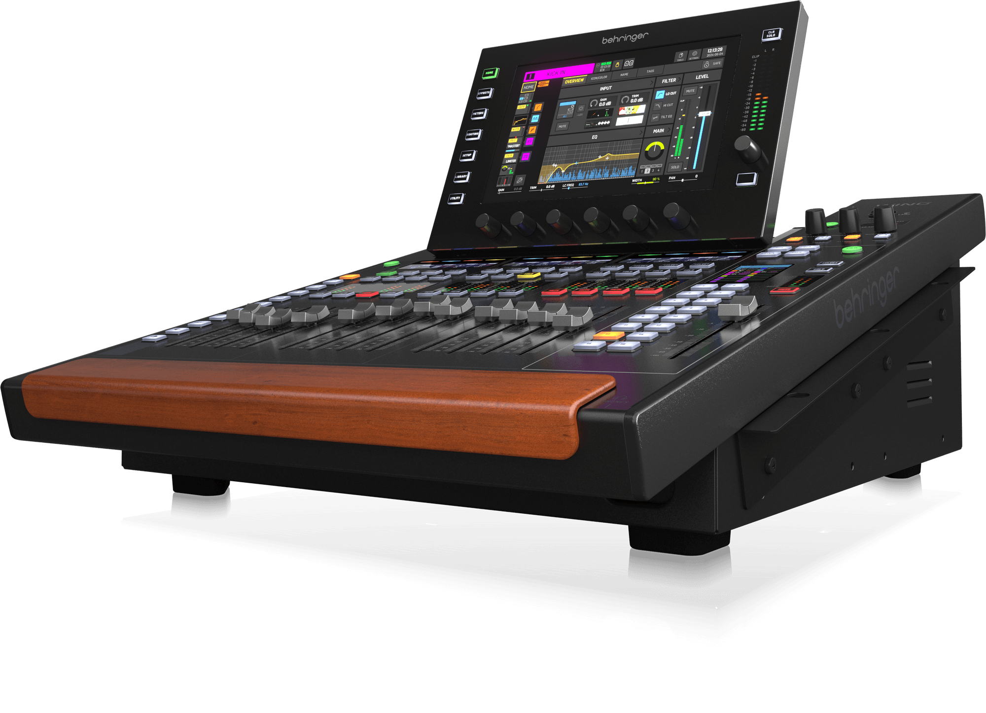 מיקסר דיגיטלי Behringer WING Compact – 48 ערוצי סטריאו 1 מיקסר דיגיטלי Behringer WING Compact במבט תלת־רבעי