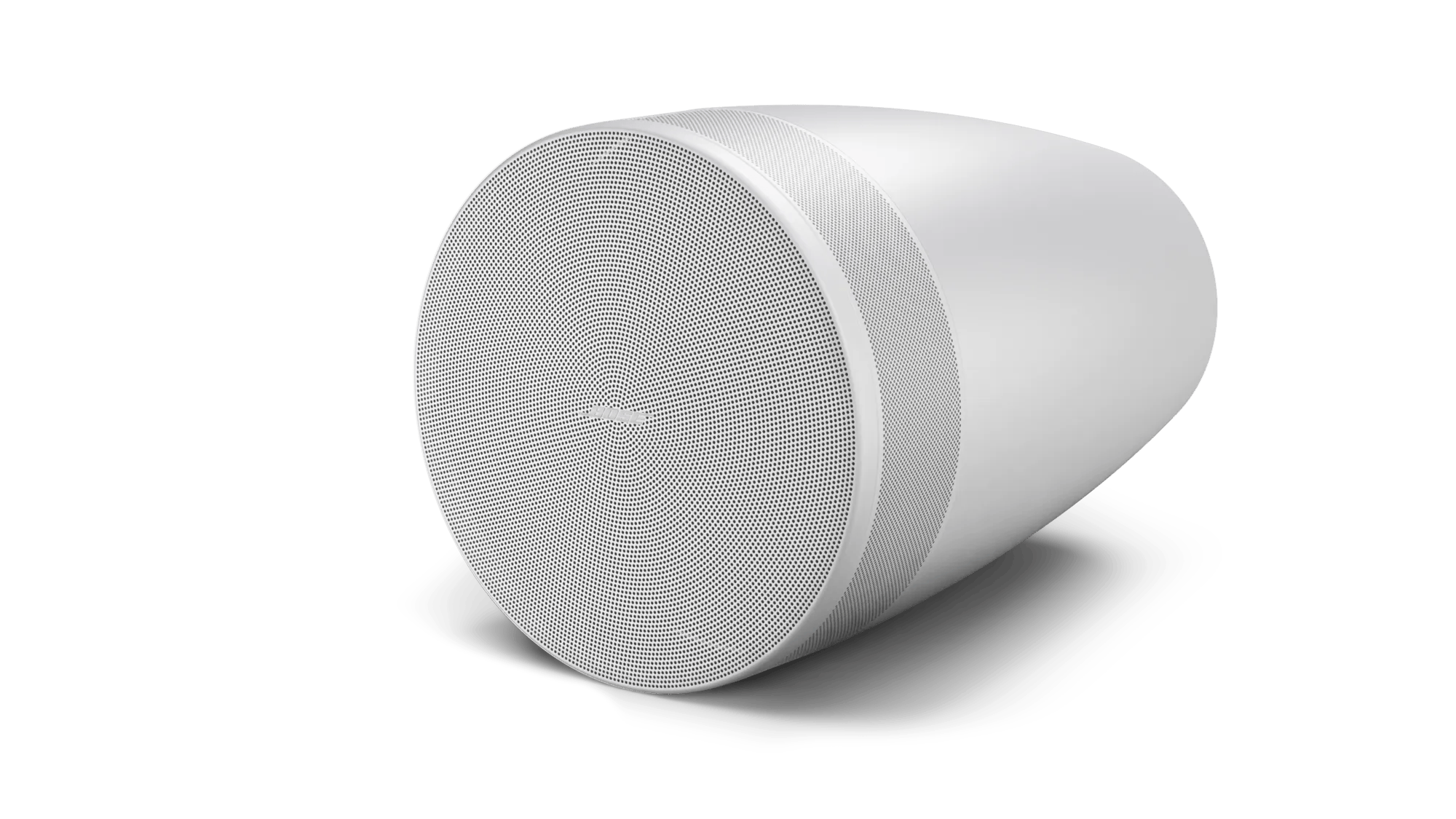 רמקול תלייה Bose Professional DesignMax Luna DML88P לבן 1 רמקול תלייה Bose DesignMax Luna DML88P לבן במבט אלכסוני עם הגריל