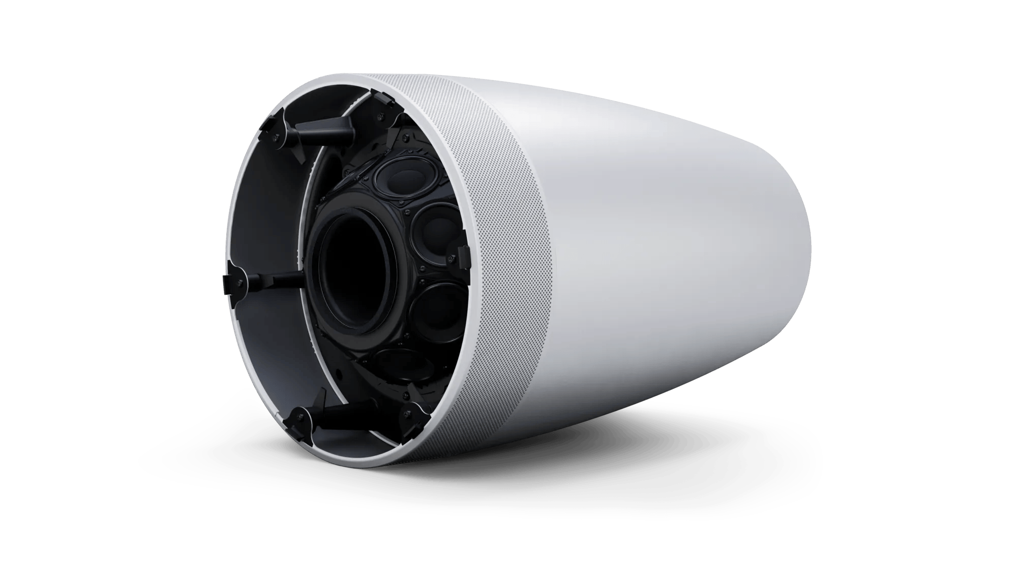 רמקול תלייה Bose Professional DesignMax Luna DML88P לבן 2 רמקול Bose DesignMax Luna DML88P לבן ללא גריל, עם מערך שמונה דרייברים ו-וופר 8 אינץ׳