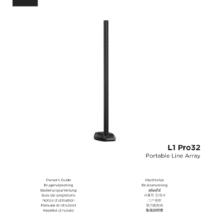 מערכת Line Array ניידת Bose L1 Pro32 – 32 דרייברים ו־180°