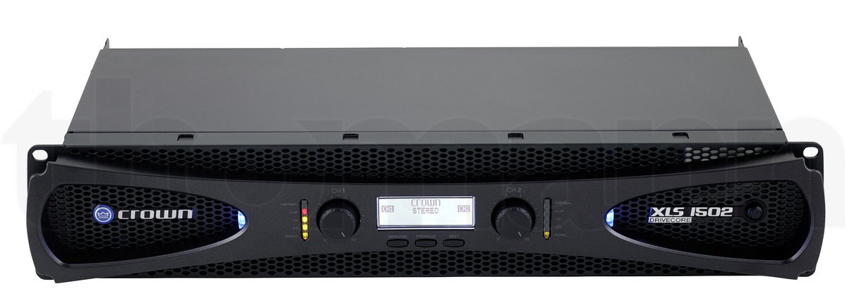מגבר הספק Crown XLS 1502 – 2×525W ב-4Ω, Class D עם DSP 2 מגבר הספק Crown XLS 1502 – 2×525W ב-4Ω, Class D עם DSP – תמונה 2