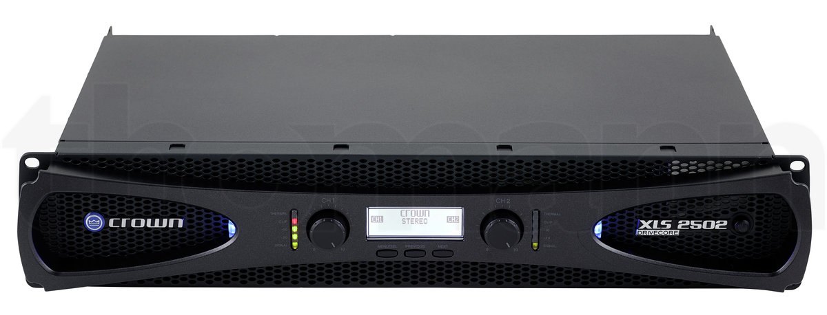 מגבר הספק Crown XLS 2502 – 2×775W ב-4Ω, Class D עם DSP 2 מגבר הספק Crown XLS 2502 – 2×775W ב-4Ω, Class D עם DSP – תמונה 2