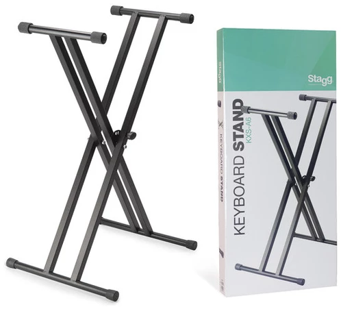 סטנד קלידים מסגרת כפולה Stagg KXS-A6 1 סטנד קלידים מסגרת כפולה Stagg KXS-A6