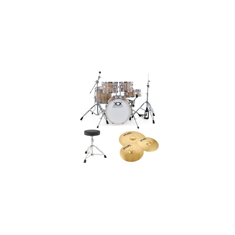 מערכת תופים DrumCraft Series 3 Junior Nat Paiste Set 1 מערכת תופים DrumCraft Series 3 Junior Nat Paiste Set