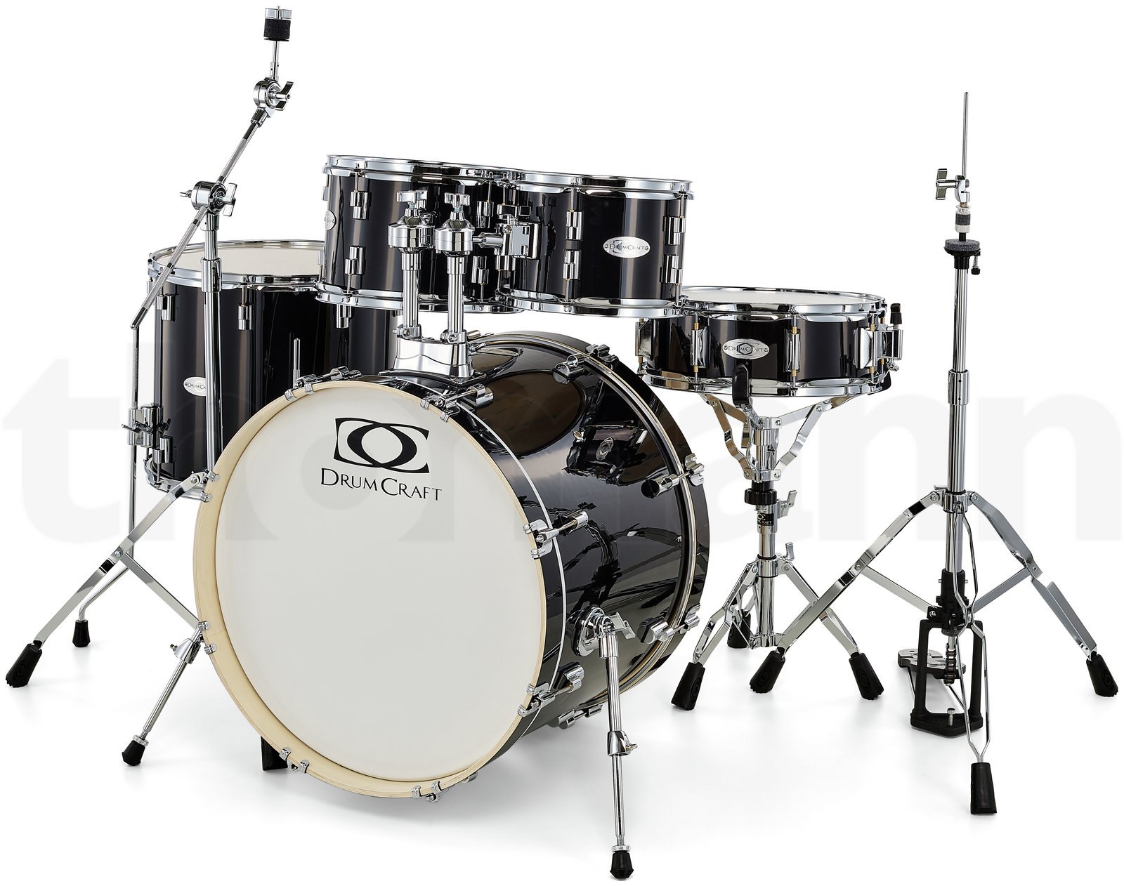 מערכת תופים DrumCraft Series 3 Standard Set Black 2 מערכת תופים DrumCraft Series 3 Standard Set Black – תמונה 2