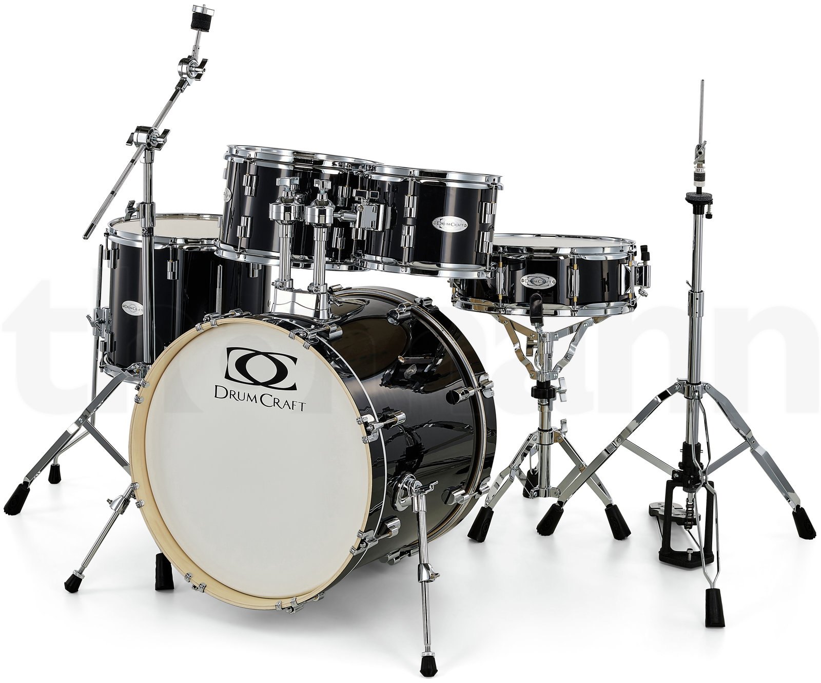 מערכת תופים DrumCraft Series 3 Studio Set Black 2 מערכת תופים DrumCraft Series 3 Studio Set Black – תמונה 2