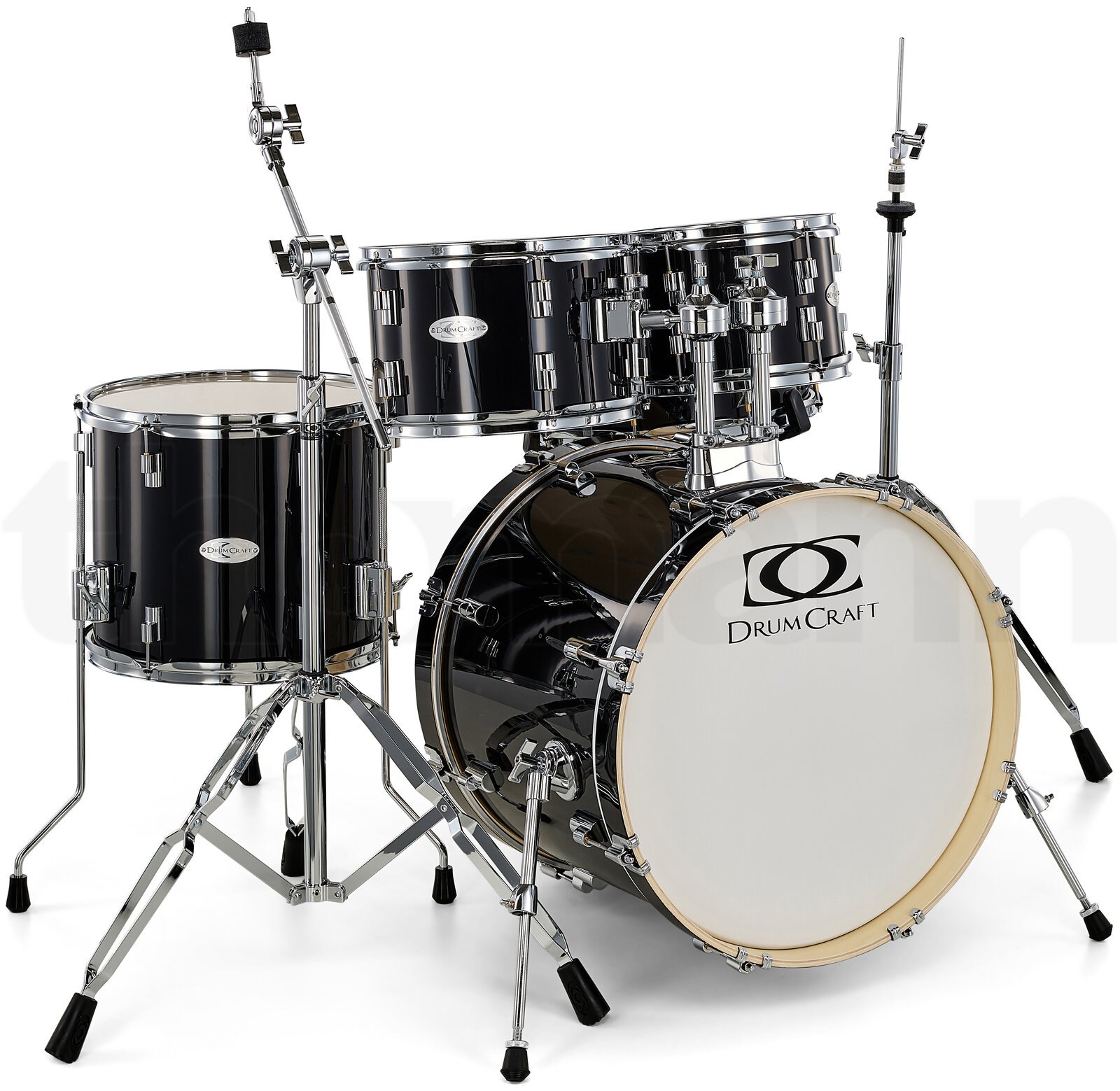 מערכת תופים DrumCraft Series 3 Studio Set Black 4 מערכת תופים DrumCraft Series 3 Studio Set Black – תמונה 4