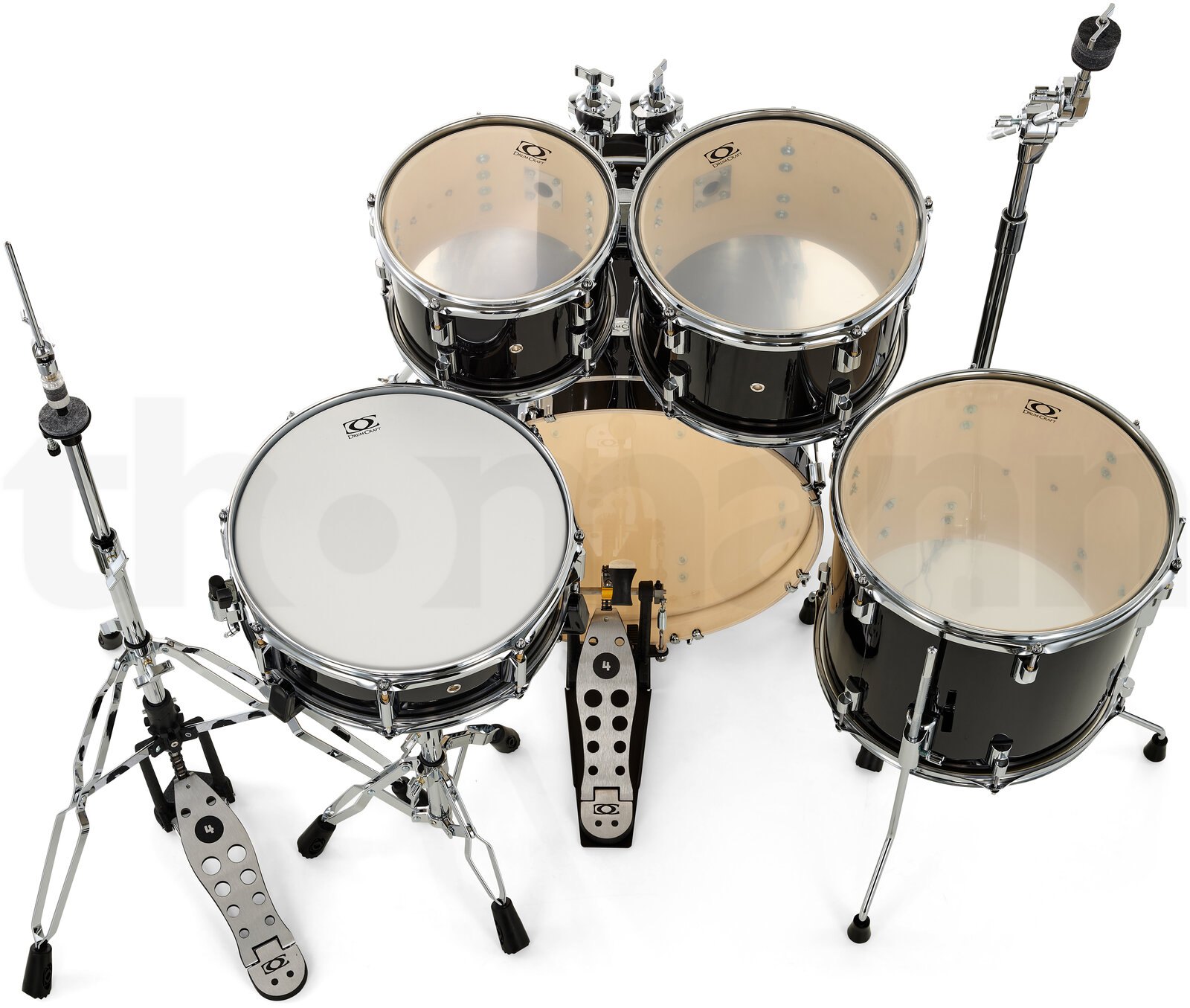 מערכת תופים DrumCraft Series 3 Studio Set Black 6 מערכת תופים DrumCraft Series 3 Studio Set Black – תמונה 6