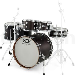 מערכת תופים DrumCraft Series 6 2up 2down Satin Black