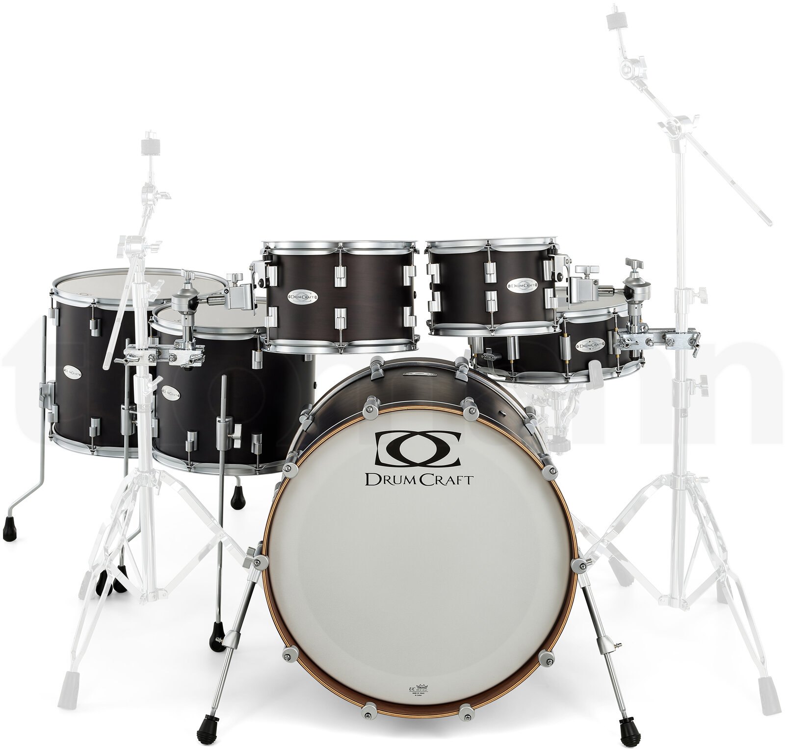 מערכת תופים DrumCraft Series 6 2up 2down Satin Black 3 מערכת תופים DrumCraft Series 6 2up 2down Satin Black – תמונה 3