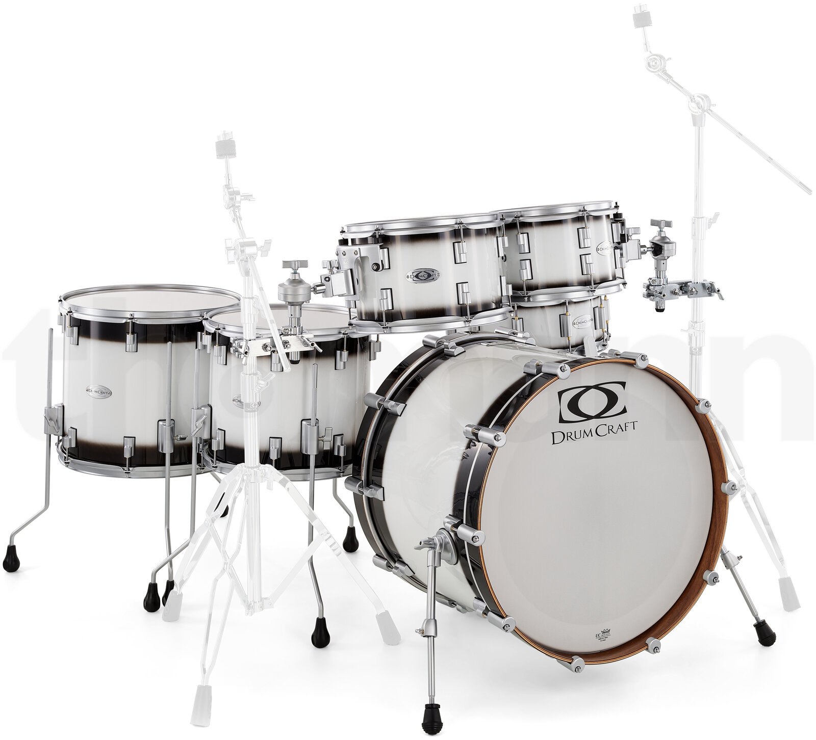 מערכת תופים DrumCraft Series 6 2up 2down White Burst 4 מערכת תופים DrumCraft Series 6 2up 2down White Burst – תמונה 4