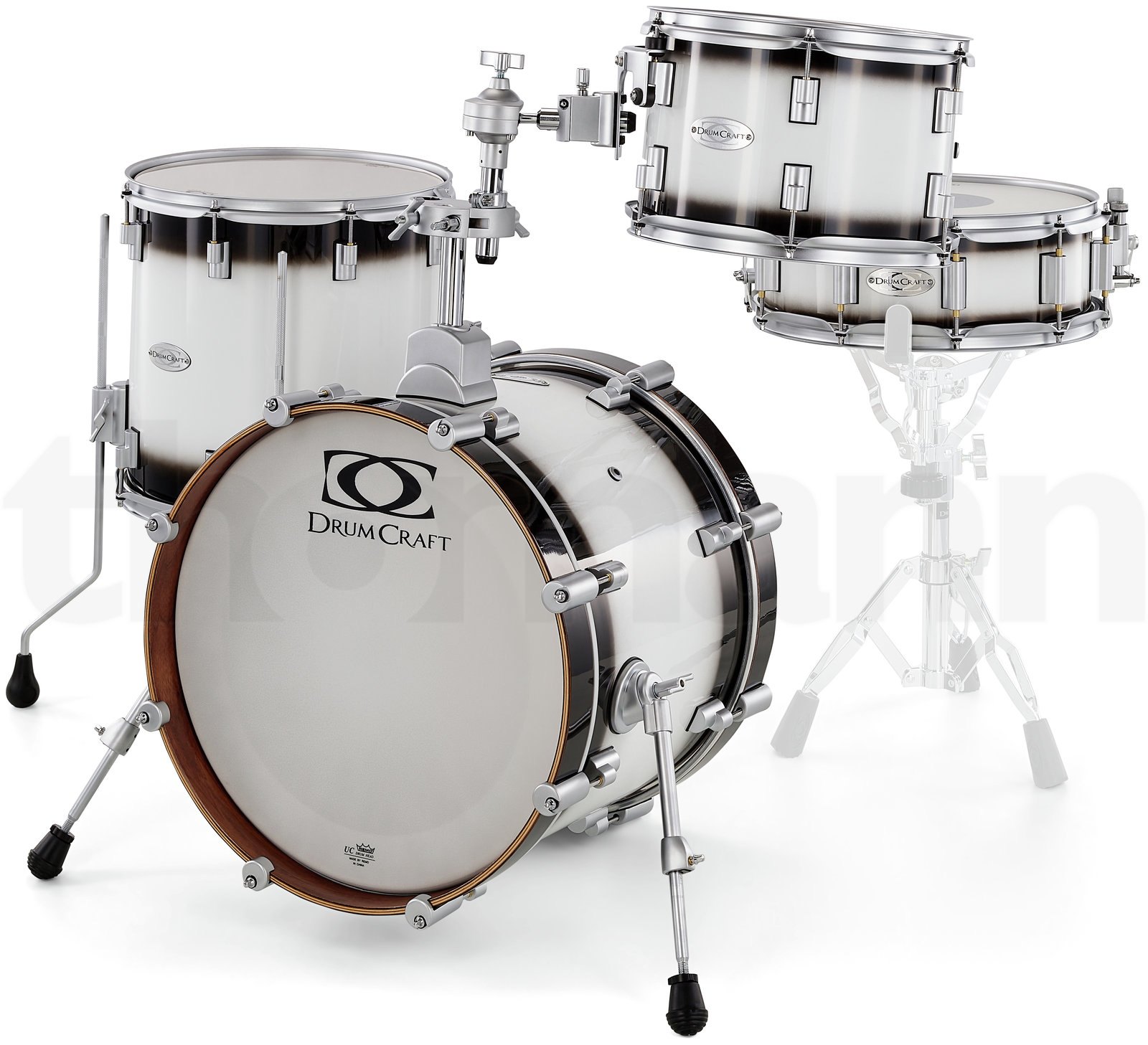 מערכת תופים DrumCraft Series 6 Jazz Set White Burst 2 מערכת תופים DrumCraft Series 6 Jazz Set White Burst – תמונה 2