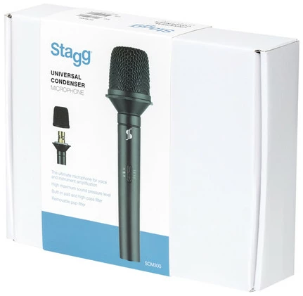 מיקרופון קונדנסר Stagg SCM300 — לשירה וכלים 3 מיקרופון קונדנסר Stagg SCM300 — לשירה וכלים — תמונה 3