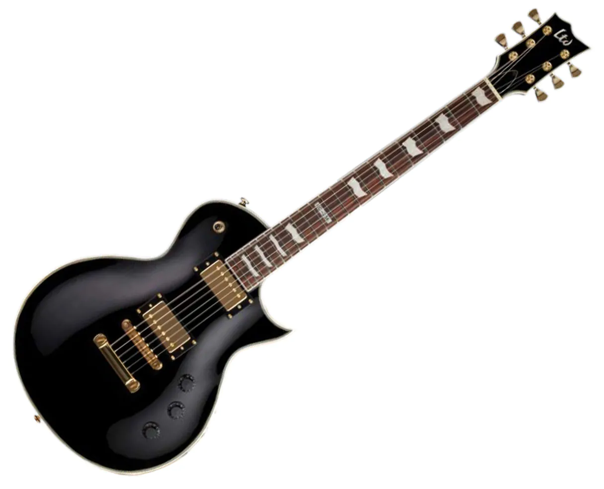גיטרה חשמלית ESP LEC-256 BLK 1 גיטרה חשמלית ESP LEC 256 BLK