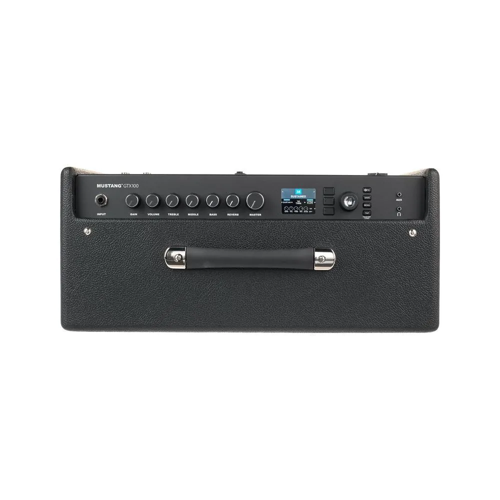 מגבר גיטרה Fender Mustang GTX100 – 100W, 12 אינץ׳, 200 פריסטים ולופר 5 מגבר גיטרה Fender Mustang GTX100 – 100W, 12 אינץ׳, 200 פריסטים ולופר – תמונה 5