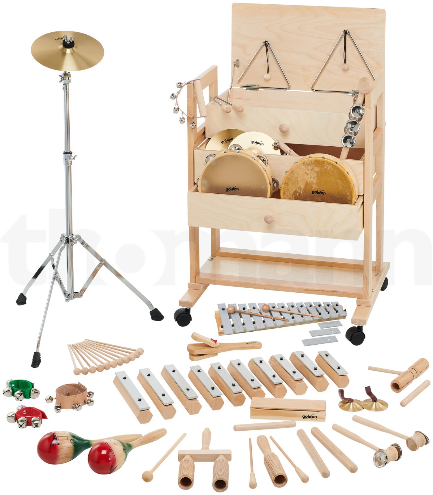 כלי הקשה Goldon Music Trolley 2 Model 30610 2 כלי הקשה Goldon Music Trolley 2 Model 30610 – תמונה 2