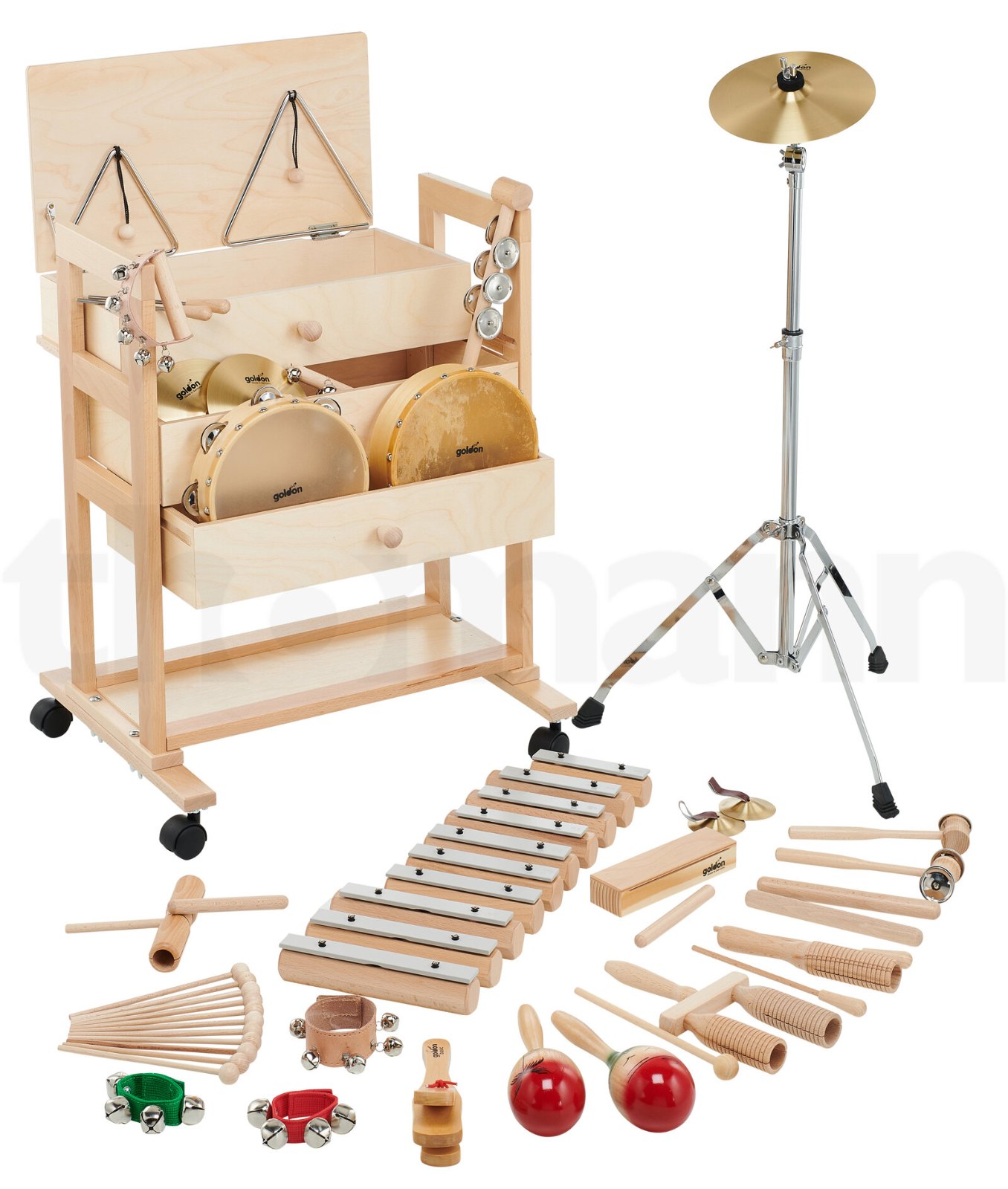 כלי הקשה Goldon Music Trolley 2 Model 30610 4 כלי הקשה Goldon Music Trolley 2 Model 30610 – תמונה 4