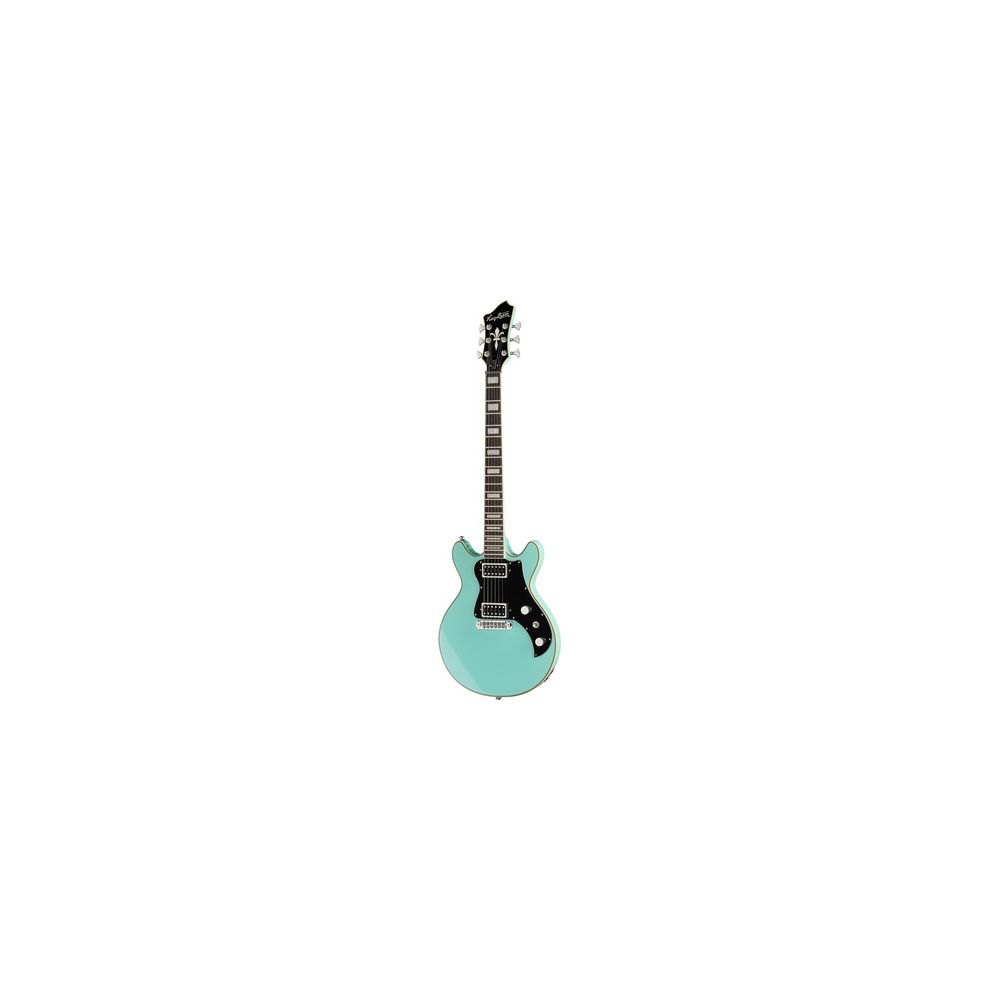 גיטרה חשמלית Hagstrom Megin Aged Sky Blue 1 גיטרה חשמלית Hagstrom Megin Aged Sky Blue