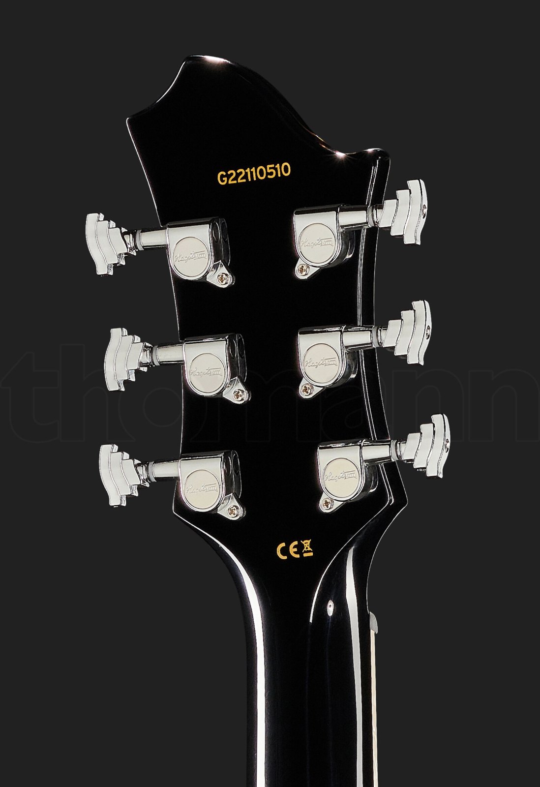 גיטרה חשמלית Hagstrom Ultra Swede Black Gloss 5 גיטרה חשמלית Hagstrom Ultra Swede Black Gloss – תמונה 5