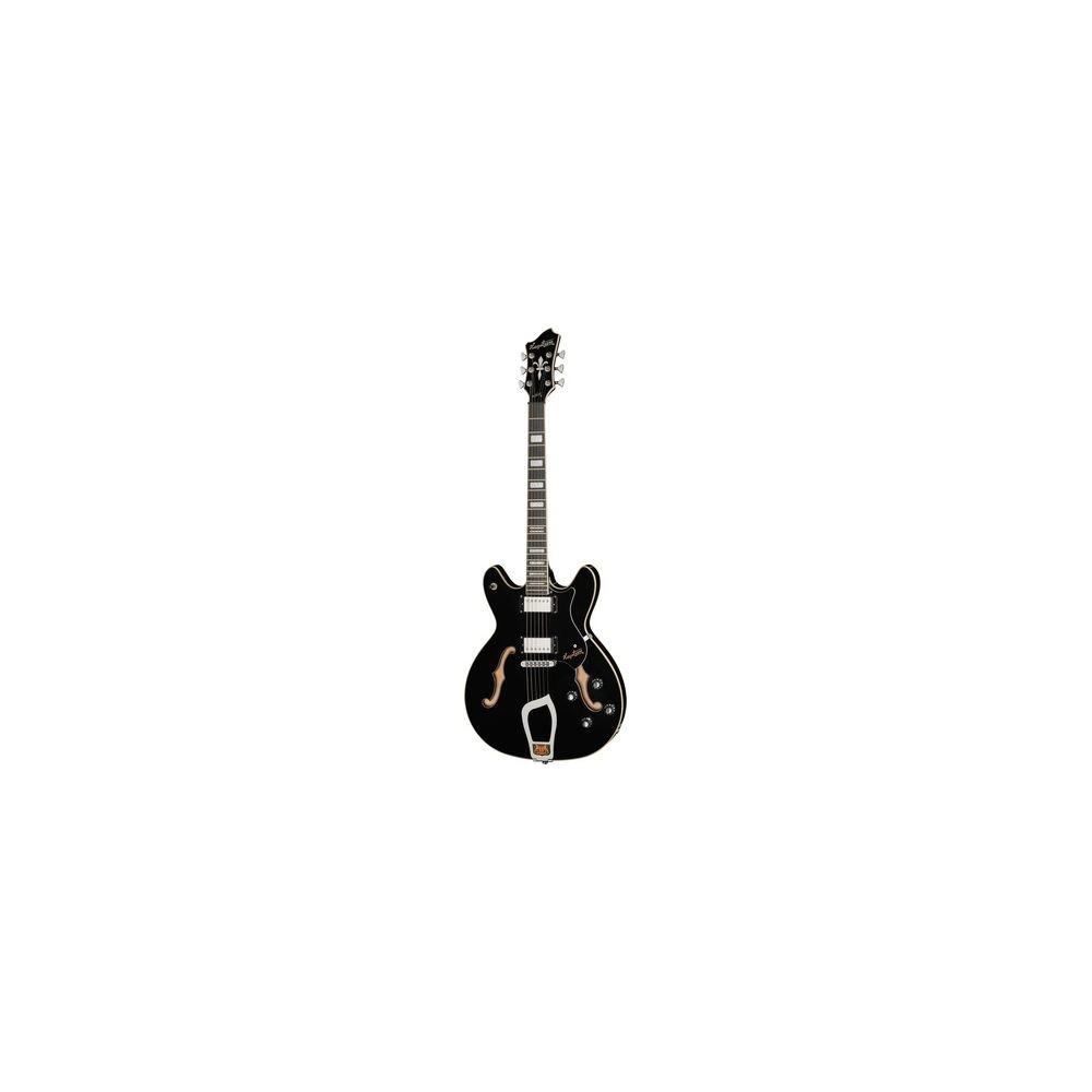 גיטרה חשמלית Hagstrom Viking Black 1 גיטרה חשמלית Hagstrom Viking Black
