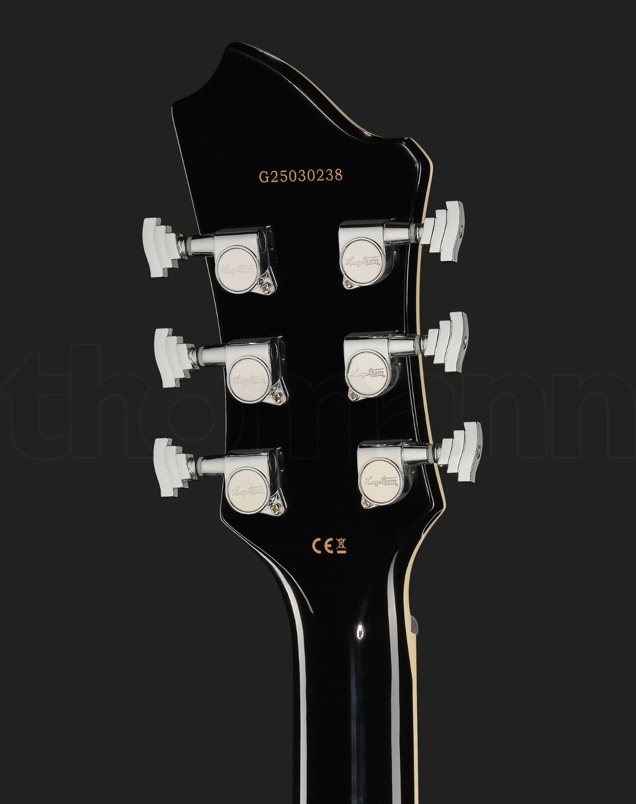 גיטרה חשמלית Hagstrom Viking Black 5 גיטרה חשמלית Hagstrom Viking Black – תמונה 5