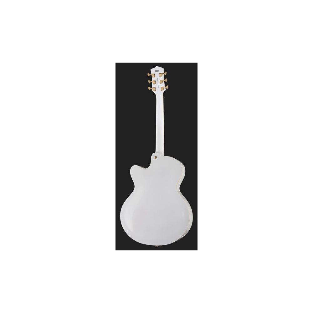 גיטרה חשמלית Harley Benton BigTone Trem White – חצי אקוסטית, טרמולו Bigsby, HH 3 גיטרה חשמלית Harley Benton BigTone Trem White – חצי אקוסטית, טרמולו Bigsby, HH – תמונה 3