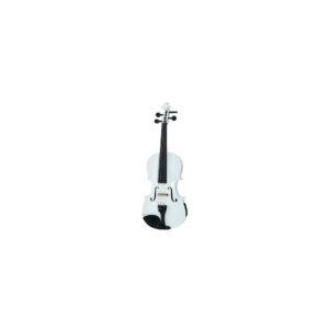 כינור אקוסטי-חשמלי Harley Benton HBV 800HWH 4/4 – עץ מלא, אבן, פיאזו מובנה